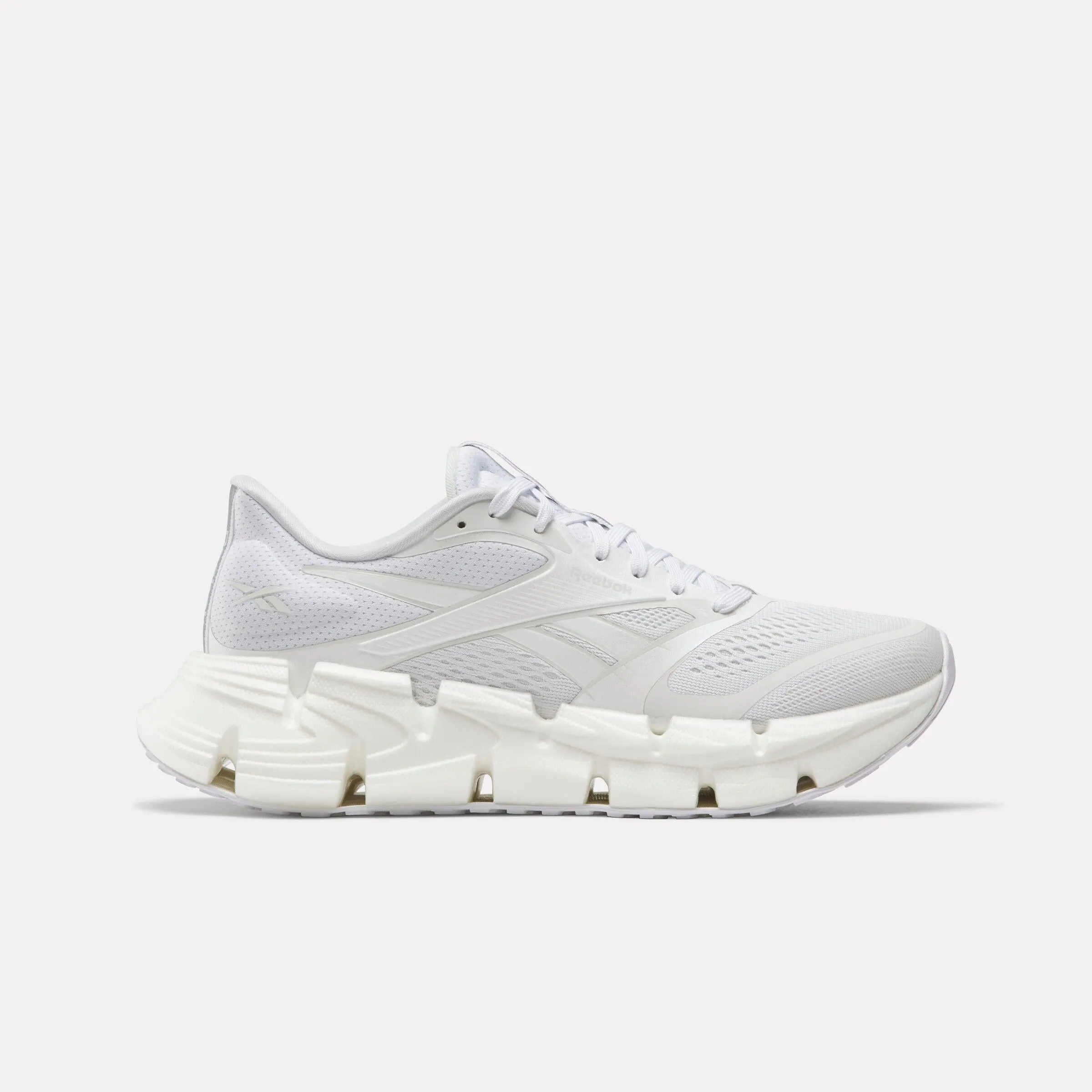 Reebok Footwear Women FloatZig 2 Running Shoes WHITE/BARELY GREY/WHITE insole