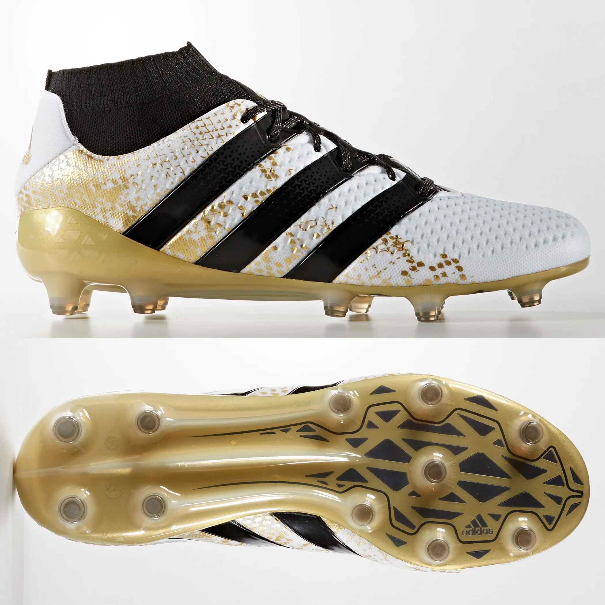 Ace 16.1 Primeknit FG Mens - White* Quick Step Comfortable Footbed