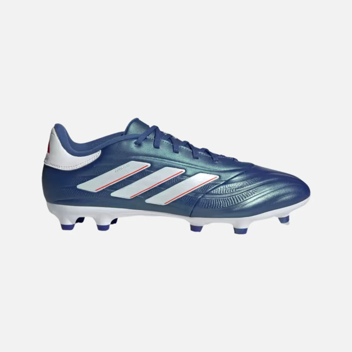 Adidas Copa Pure 2.3 Firm Ground Football Studs -Lucid Blue/Cloud White/Solar Red Mono Style Good Traction