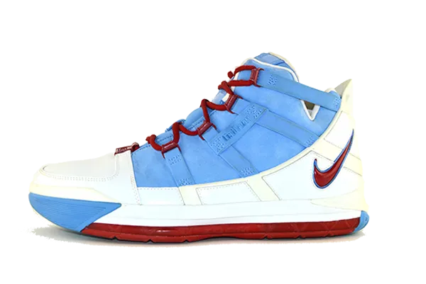 Enhanced Ball Transition Nike LeBron 3 "Oilers" SAMPLE