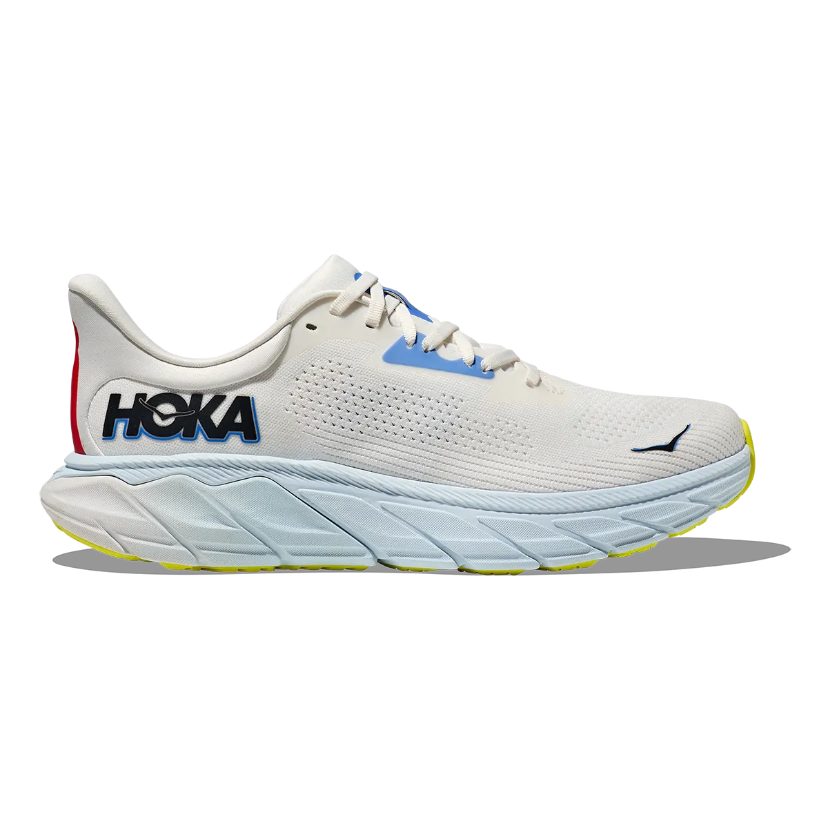 Hoka Arahi 7 - Blanc de Blanc - Virtual Blue Comfortable Upper Material Stylish Fit