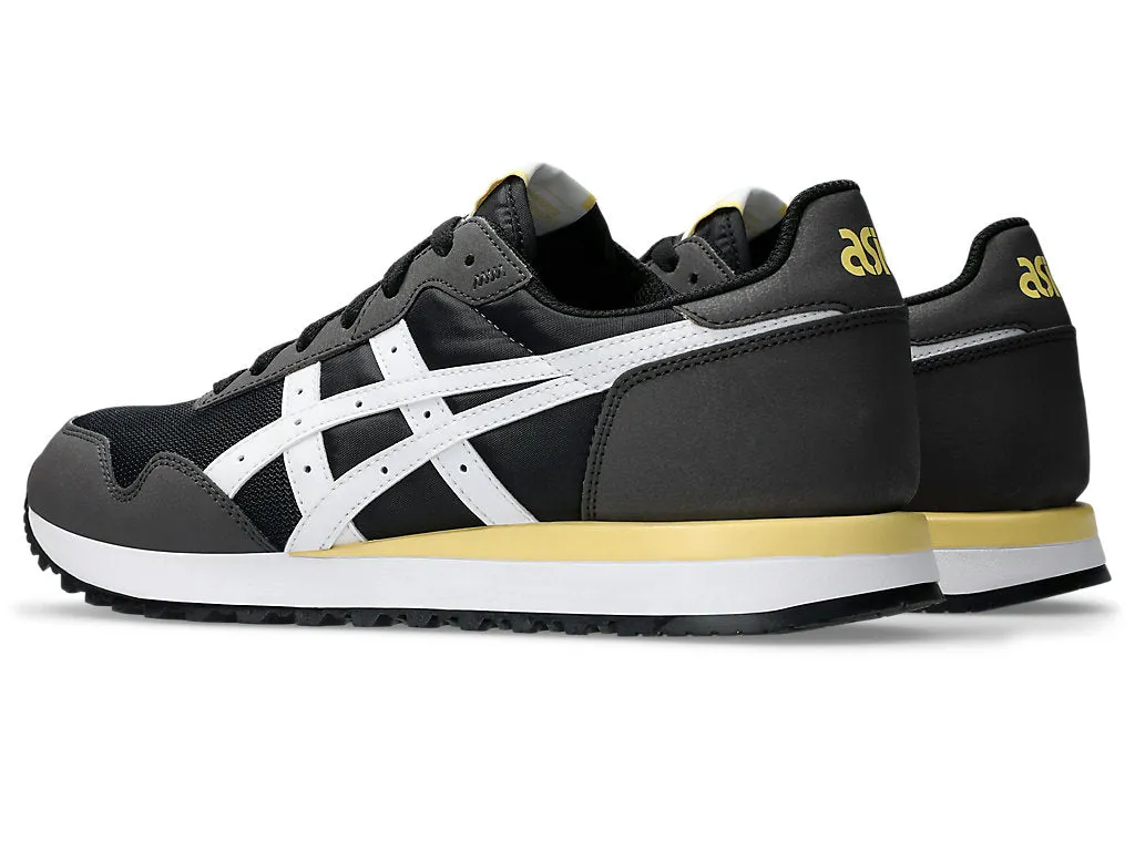Garden Mood Hill Walk Asics Men'S Tiger Runner Ii Black/White Running Shoes