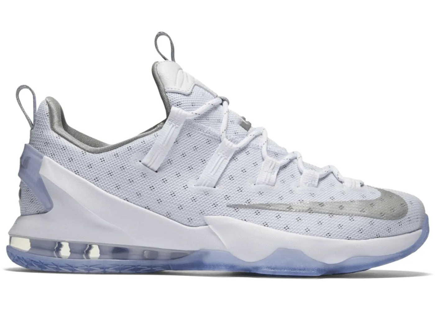 Nike LeBron 13 Low Metallic Silver Lightweight Support