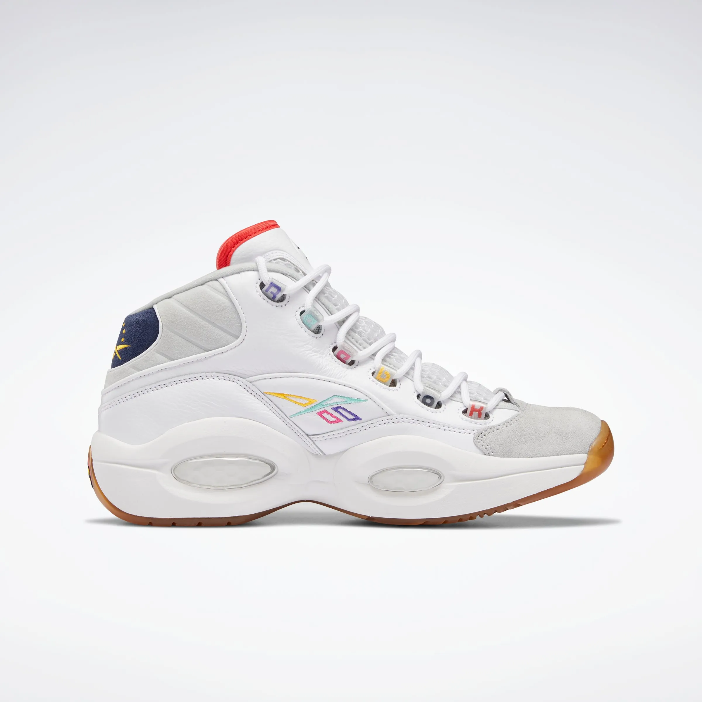 Italian Glam Reebok Footwear Men Question Mid Shoes Ftwwht/Vecnav/Pugry2