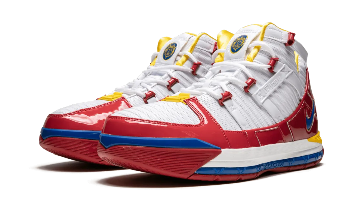 Zoom Lebron 3 QS "Superman" Shock Diffusion System Lightweight Midsole Foam