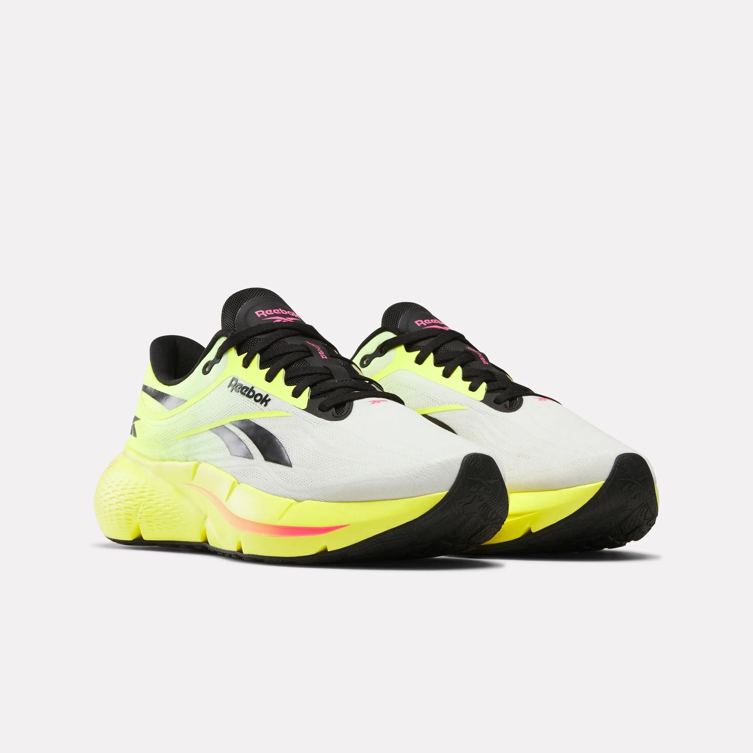 Reebok Footwear Men Zignition Running Shoes BLACK/ELECTRIC YELLOW Spectacular performance