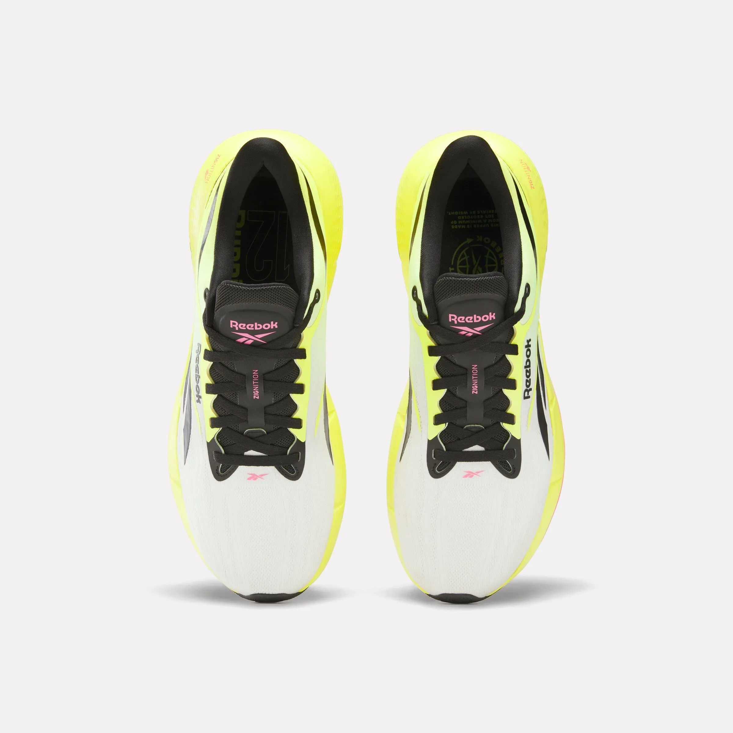 padded - comfort shoes Reebok Footwear Men Zignition Running Shoes BLACK/ELECTRIC YELLOW