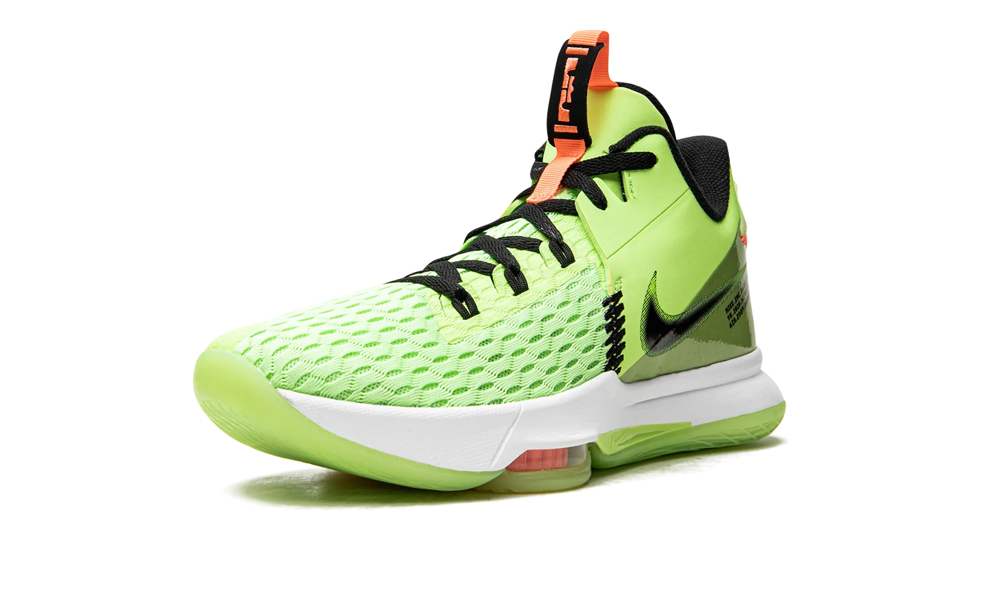 Cushion Layer Frame Non Marketing Sole LeBron Witness V "Lime Glow"