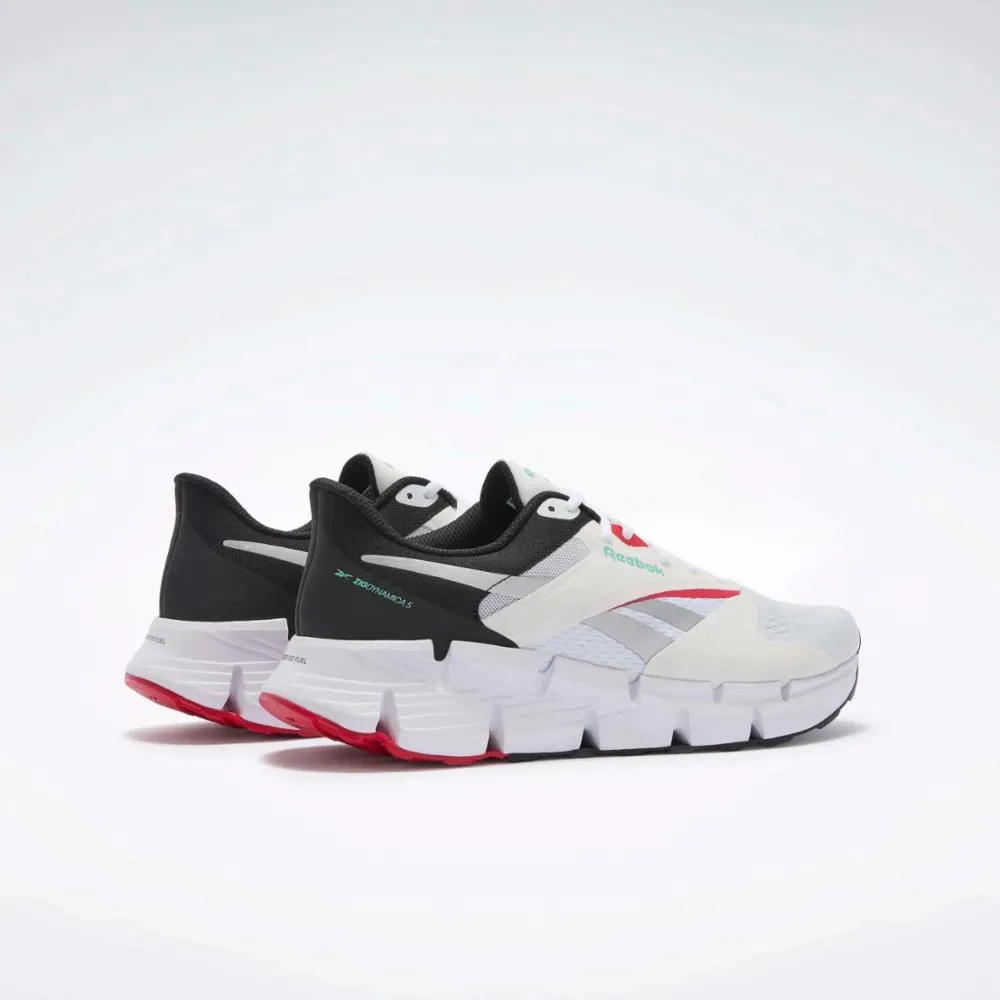for marathons Reebok Footwear Men Zig Dynamica 5 Shoes WHITE/WHITE/BLACK