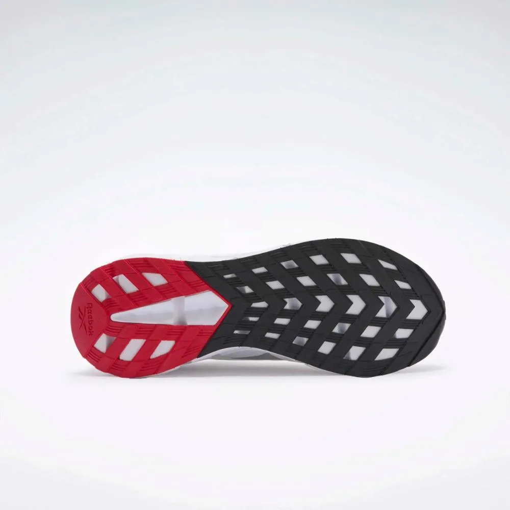 Fast Run high - top design Reebok Footwear Men Zig Dynamica 5 Shoes WHITE/WHITE/BLACK