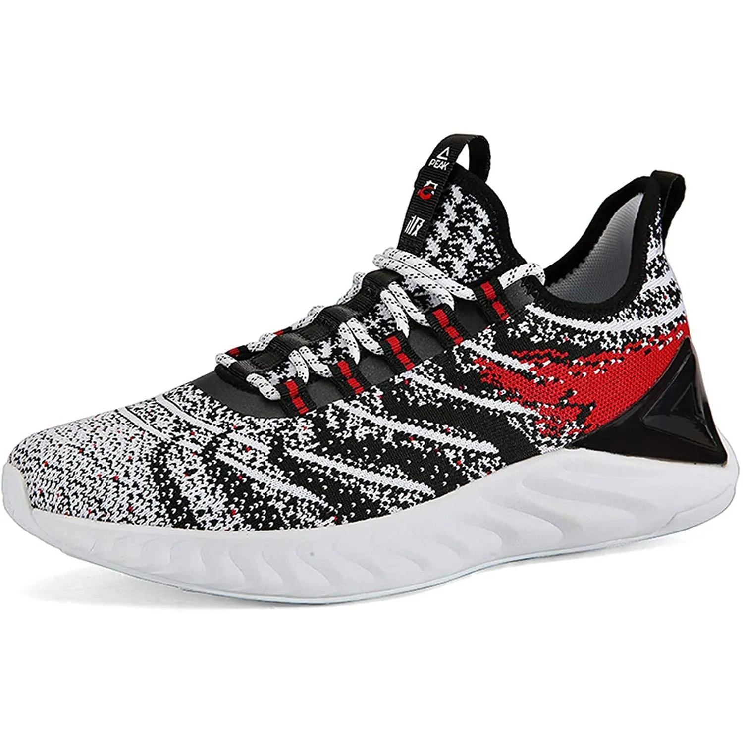 Temperature control PEAK TAICHI Running Shoes Men Adaptive Smart Cushioning Trainers King Series Light Grey