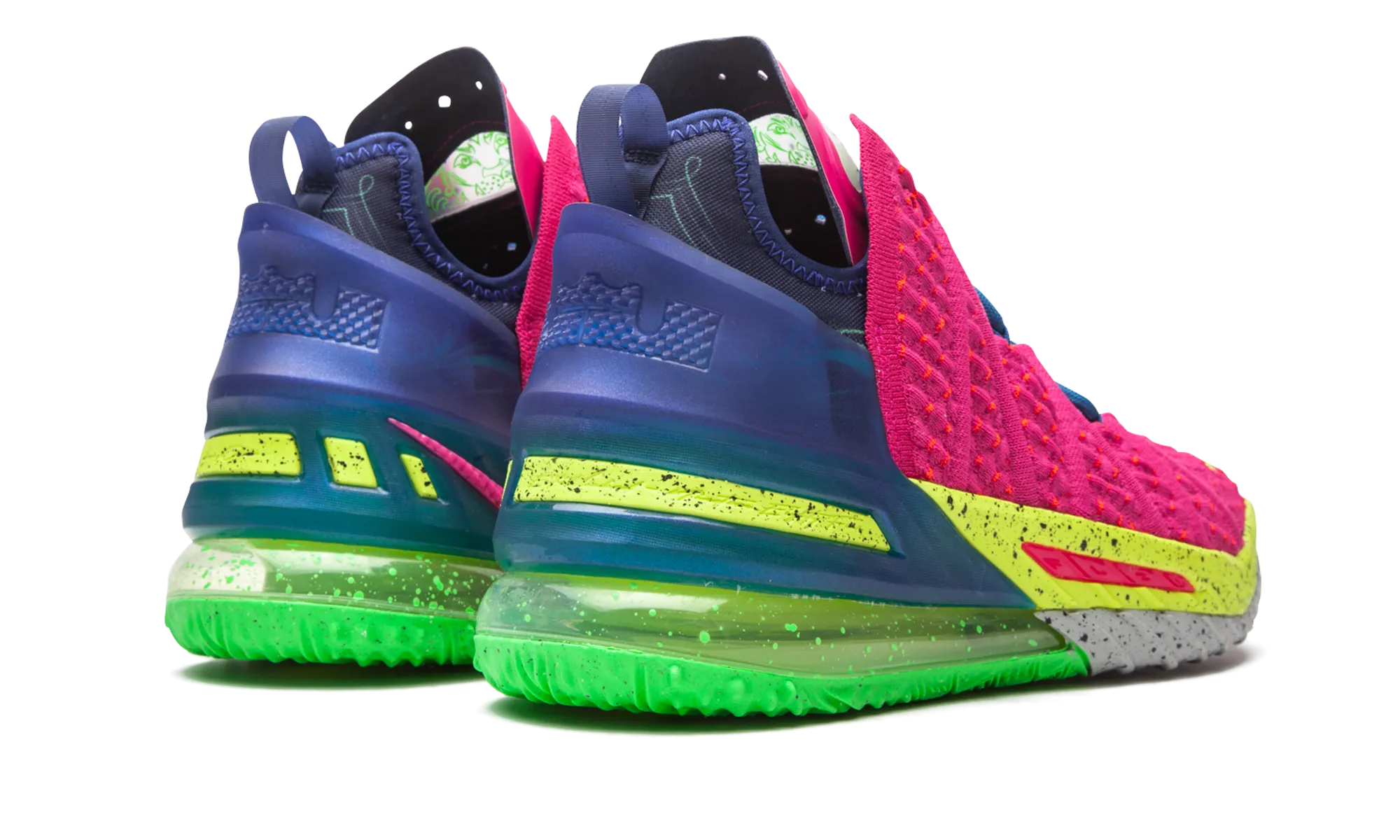 Anti Bacterial Unibody Upper Construction LeBron 18 "Los Angeles By Night"