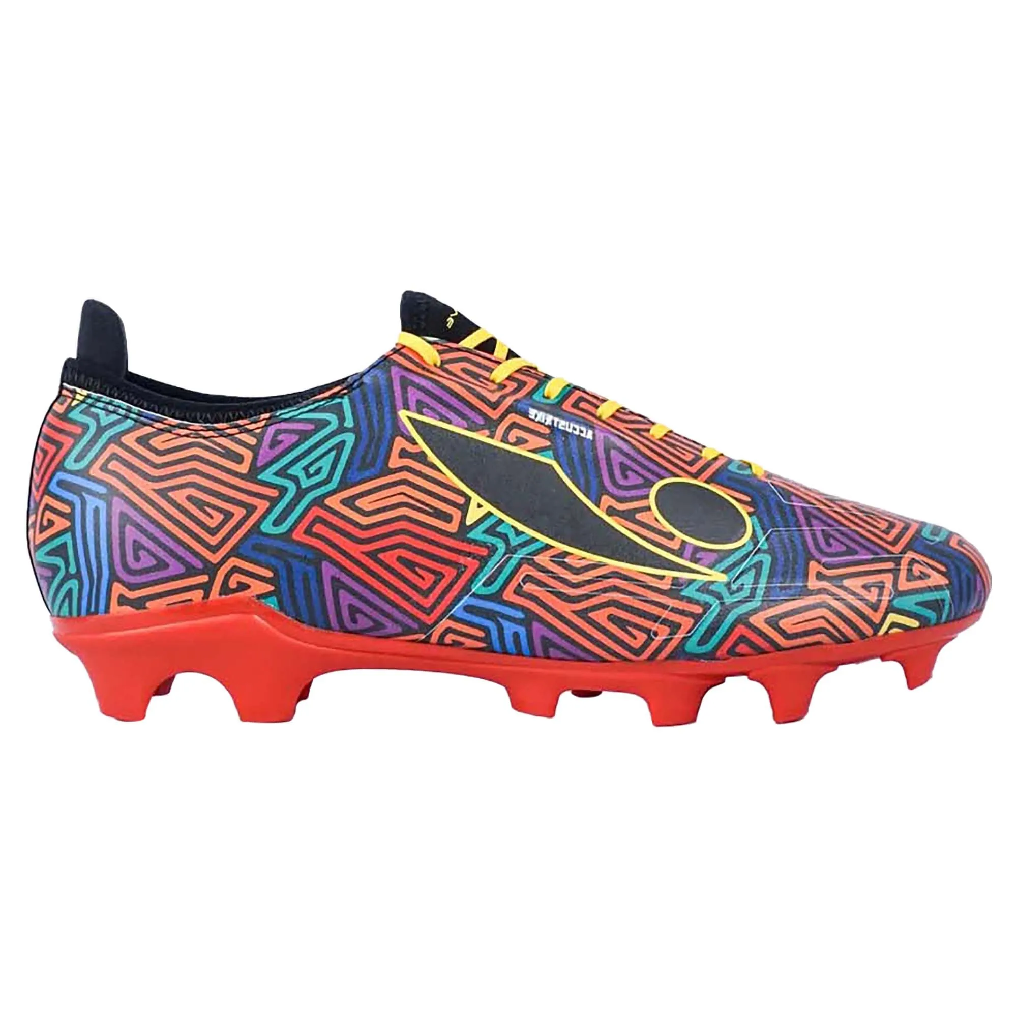 First Nations   Pro V1 Firm Ground Men's Football Boots Lace Tie Clean White
