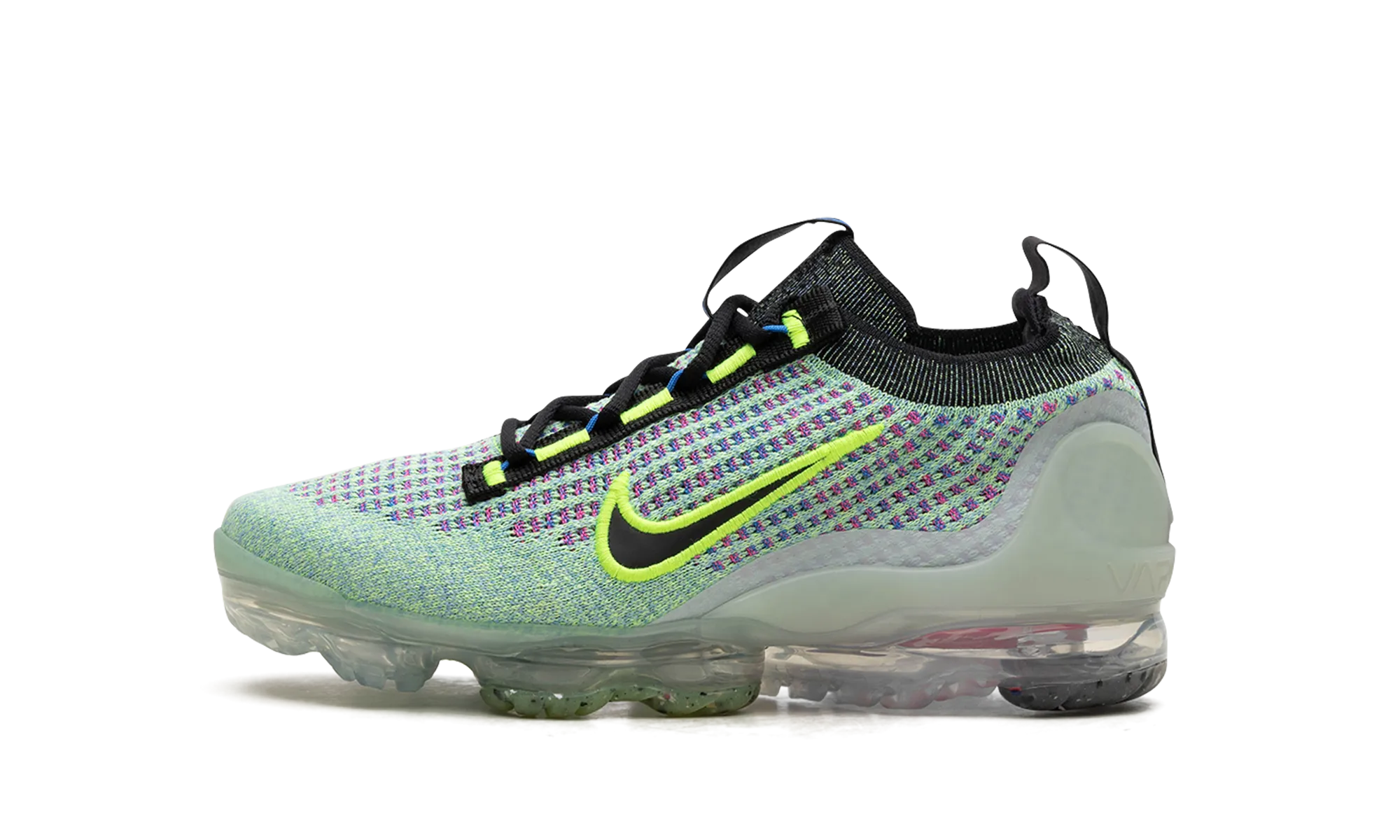 reflective - elements Air VaporMax 2021 Flyknit Next Nature GS "VOLT PHOTO BLUE"