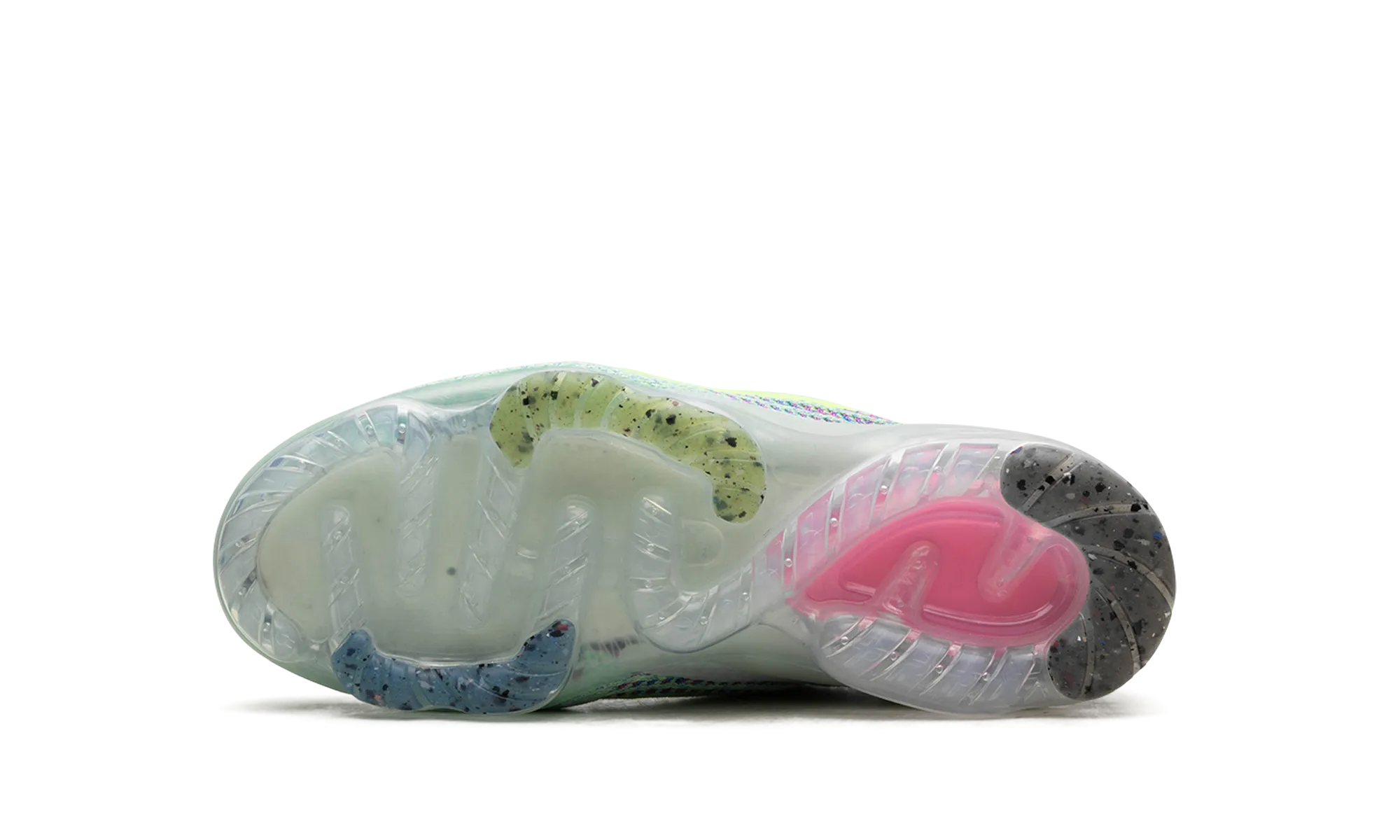 continuous running gear gradient running gear Air VaporMax 2021 Flyknit Next Nature GS "VOLT PHOTO BLUE"