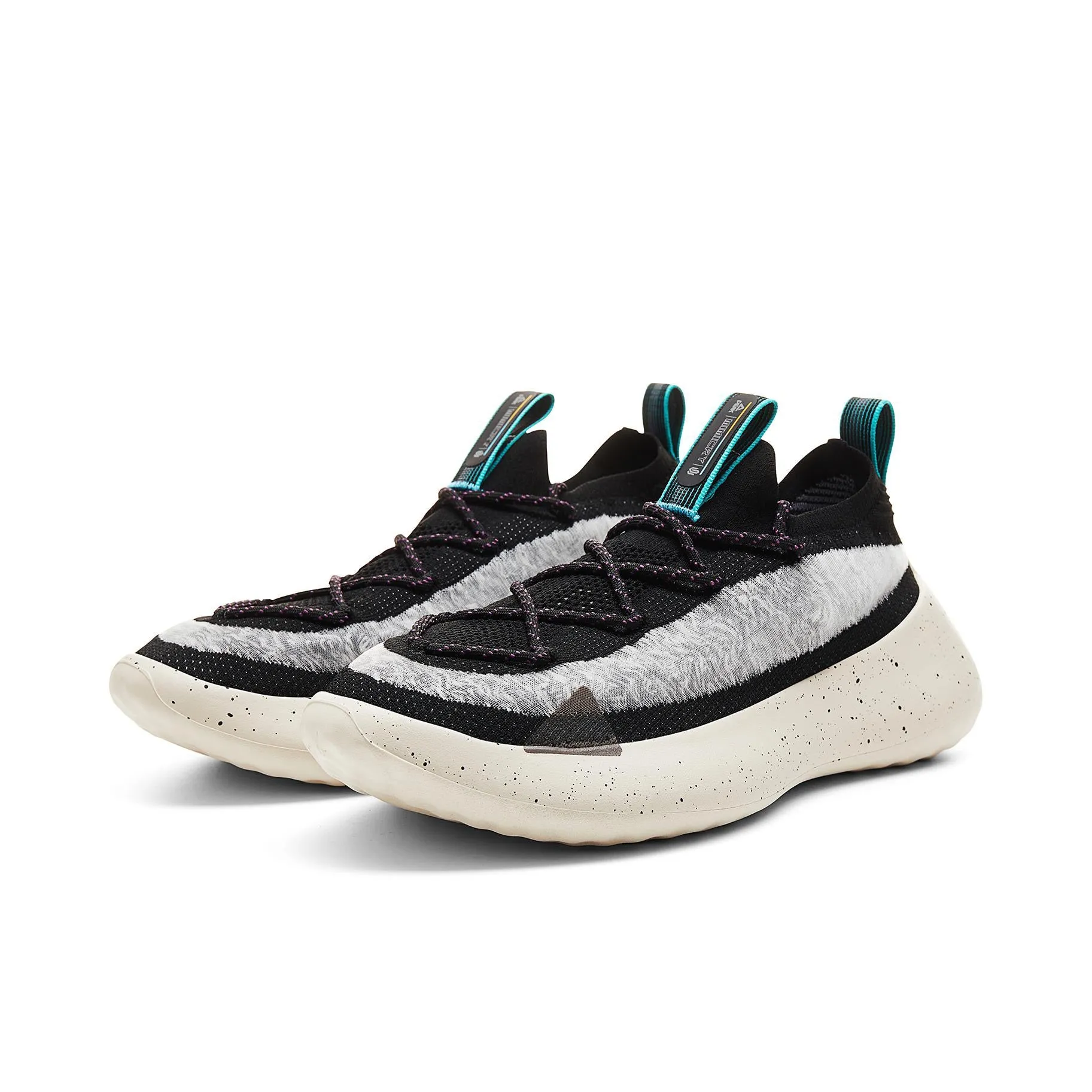 Modern Feel Low Cut Design Peak Andrew Wiggins Mimicry V2 Casual Cultural Shoes - Black/Gray
