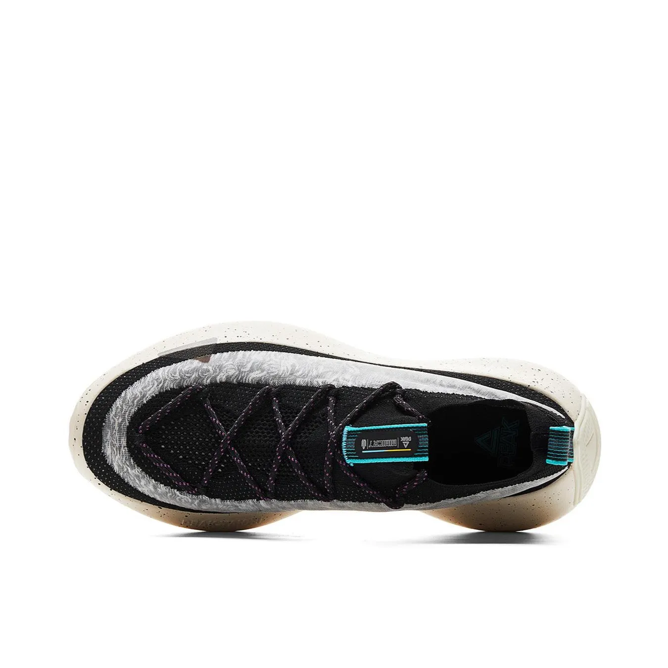 Peak Andrew Wiggins Mimicry V2 Casual Cultural Shoes - Black/Gray Vibrant Style Shock Dissipating Midsole