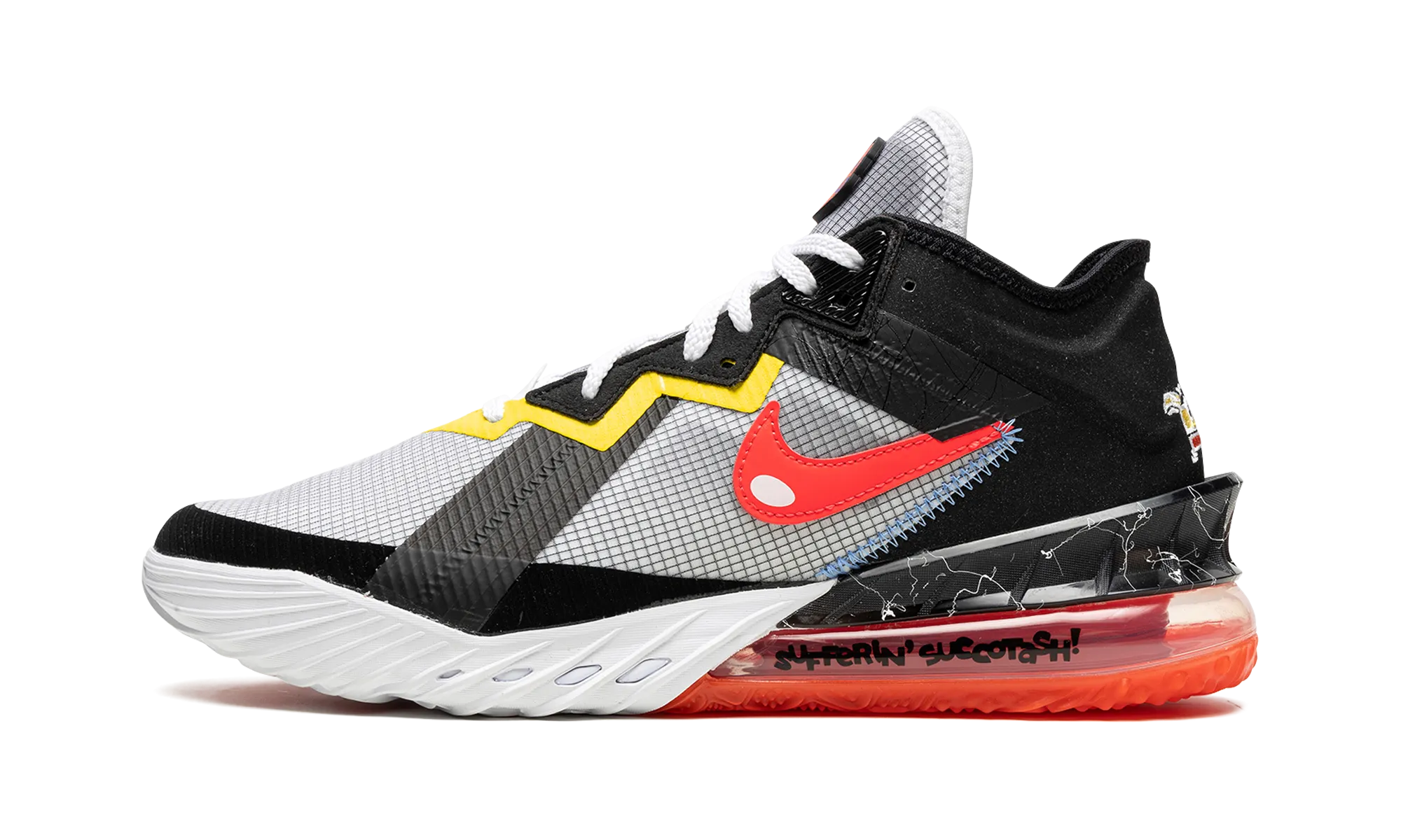 Ventilated Footbed LeBron 18 Low "Sylvester vs Tweety"