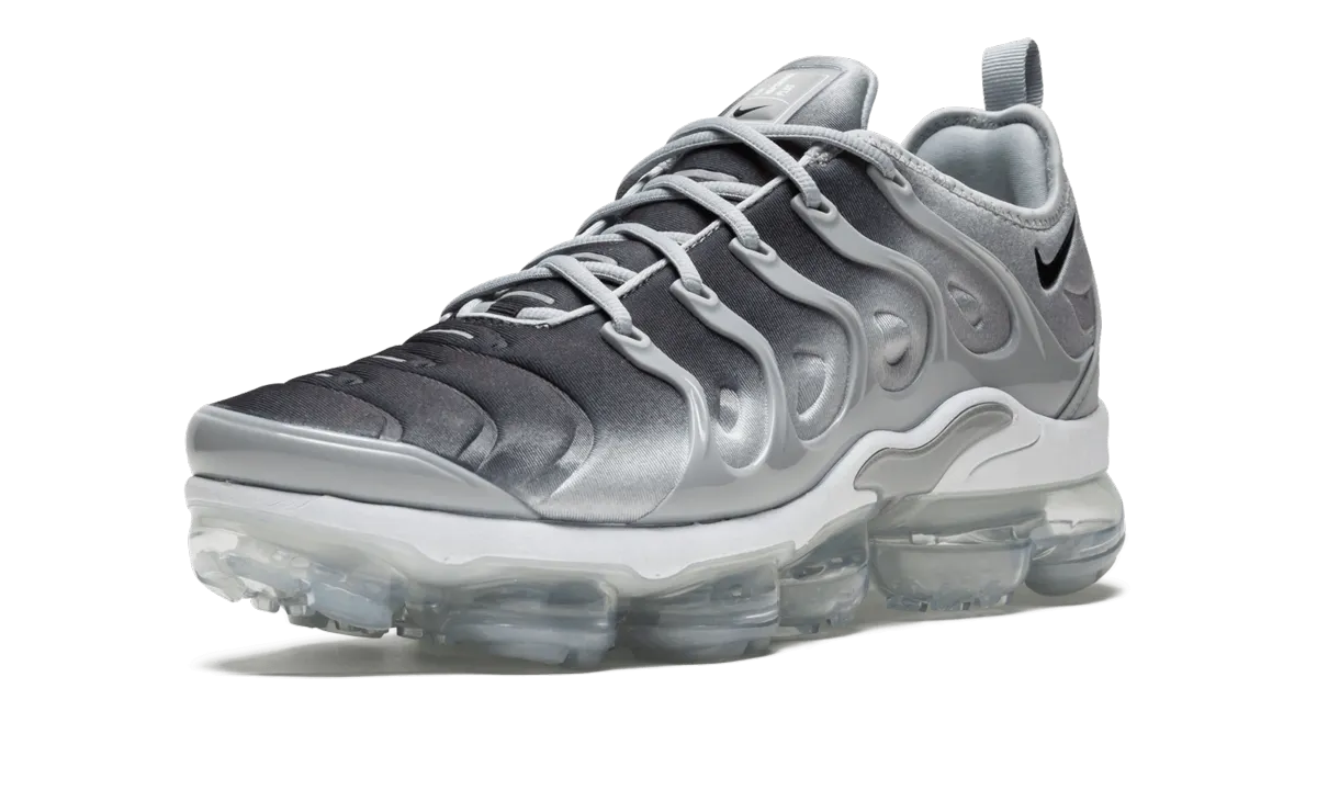 Air Vapormax Plus "Silver Gradient" anti - slip running shoes running in a concrete bridge area shoes