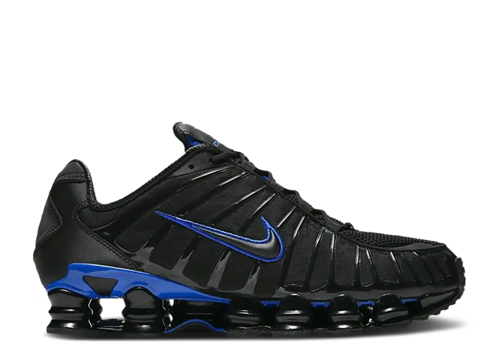 Nike Shox TL Black Racer Blue reinforced - toe running shoes custom - fit shoes