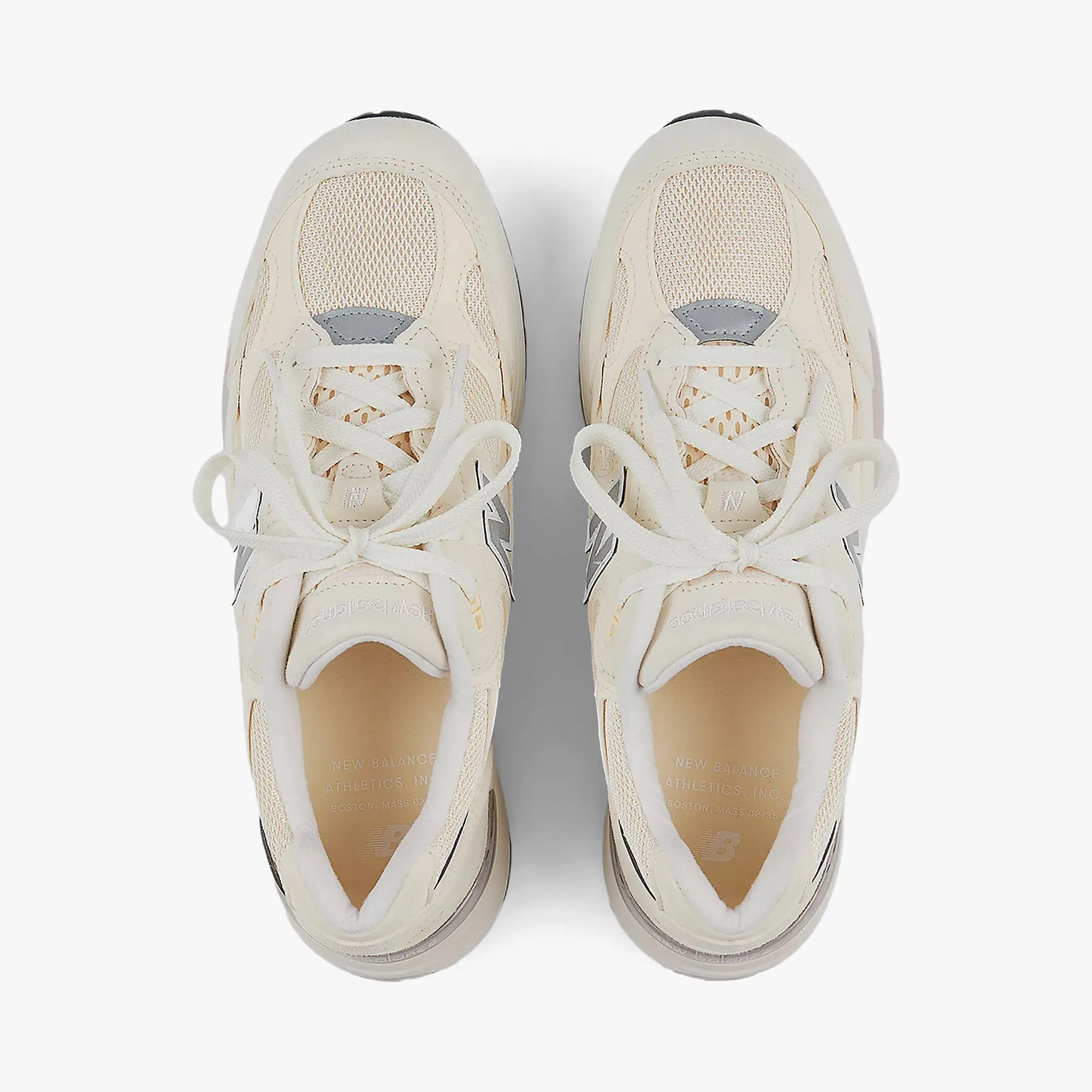Moisture Wicking Inner Layer New Balance Made in USA 992 Calcium / Raw Cashew