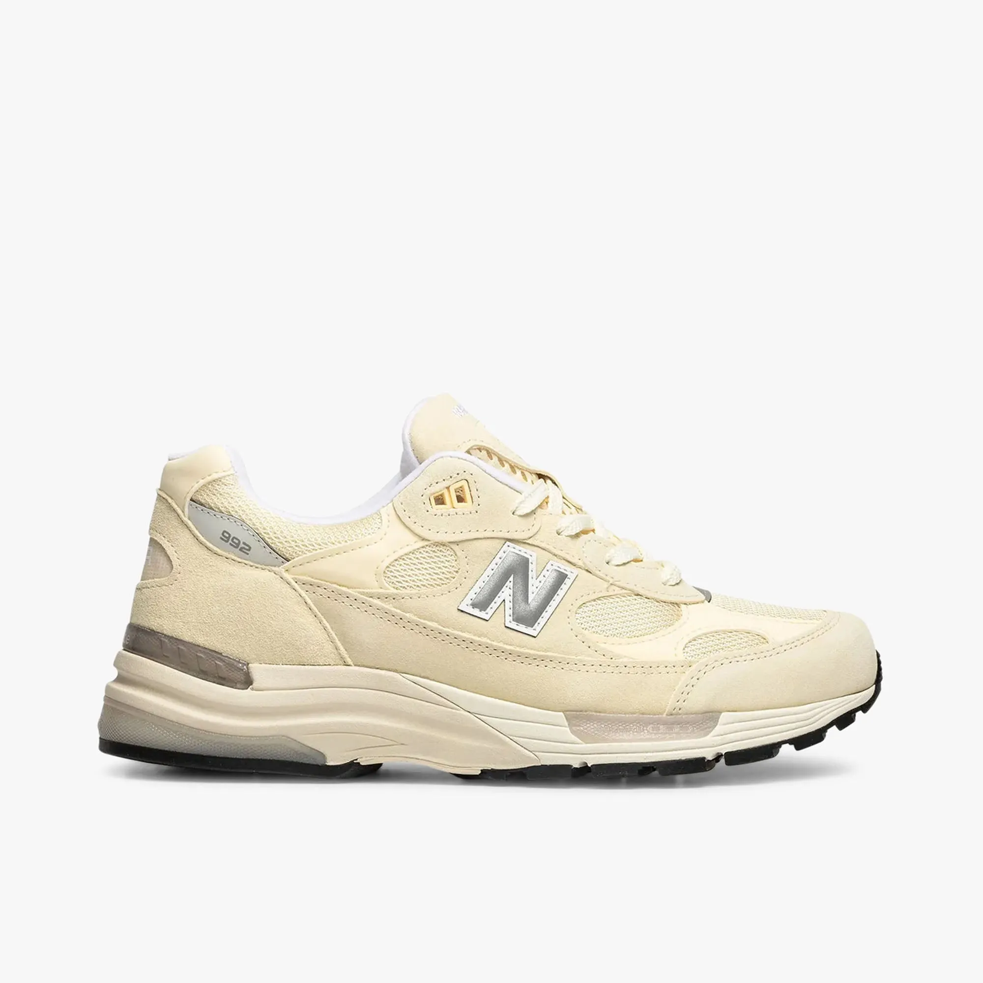 New Balance Made in USA 992 Calcium / Raw Cashew Velcro fastening Lightweight Ride