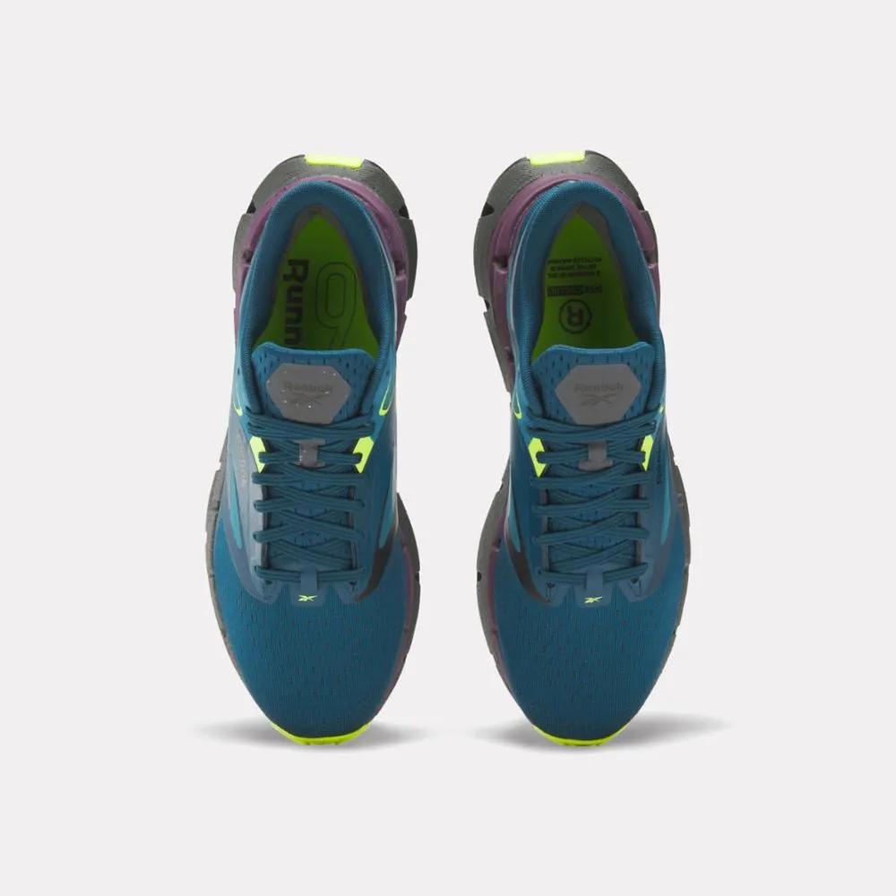 Reebok Footwear Men FloatZig Symmetros Running Shoes ESCP BLUE/GREY 6/MIDNIGHT PLUM speed training running option