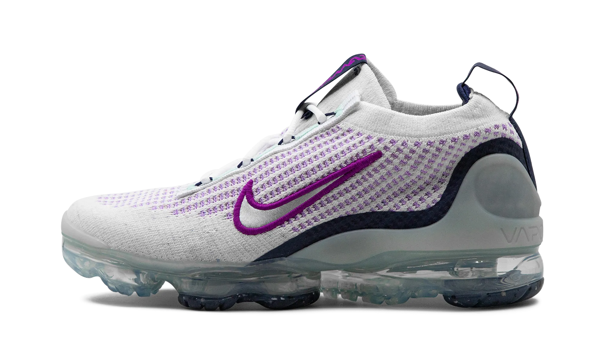 running in a cable car station area shoes Cloudy Weather Running AIR VAPORMAX 2021 fk GS "VIOLET FROST MIDNIGHT NAVY"