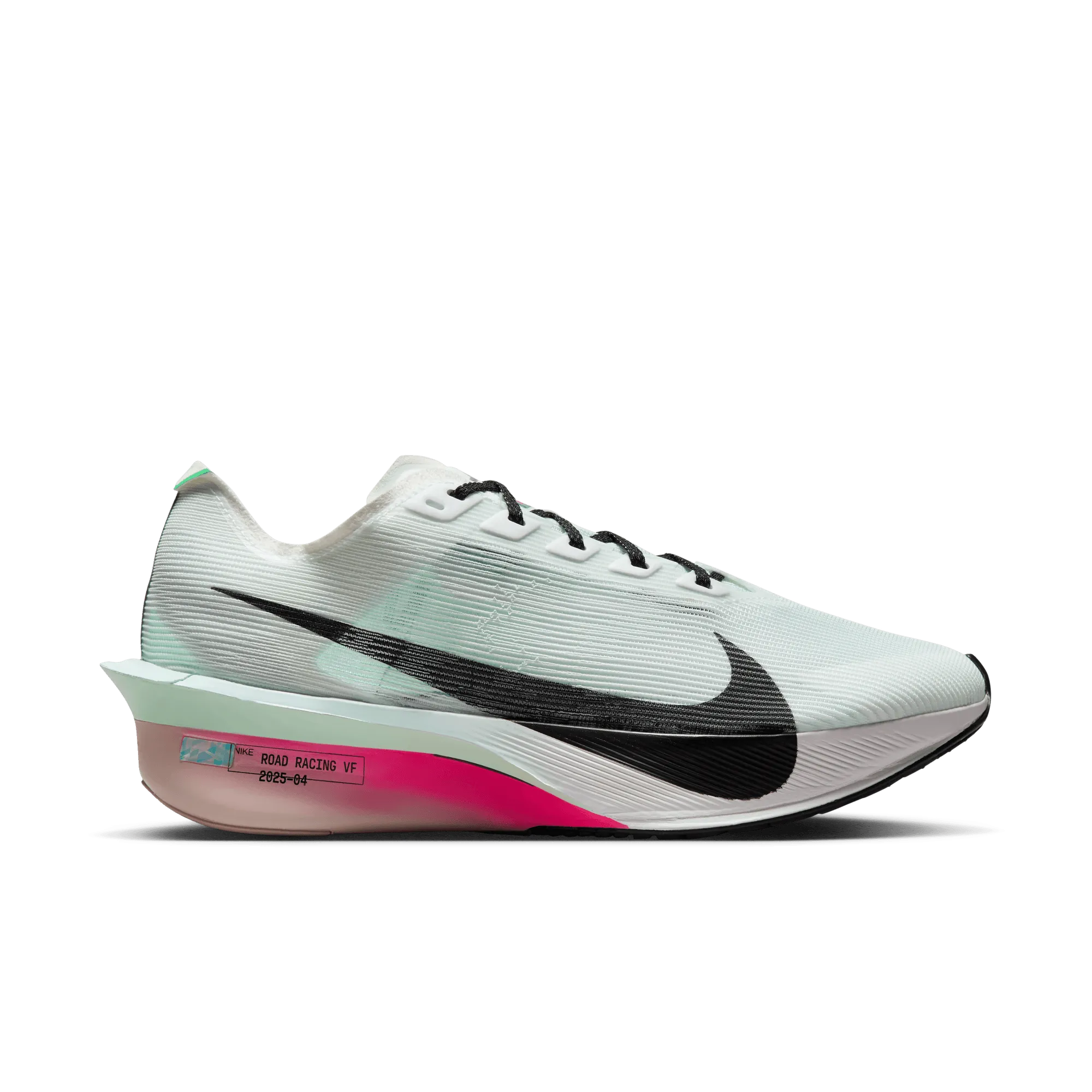 WOMEN'S VAPORFLY 4 - B - 101 WHITE/BLACK/HYPER PINK embossed - finish - design shoes