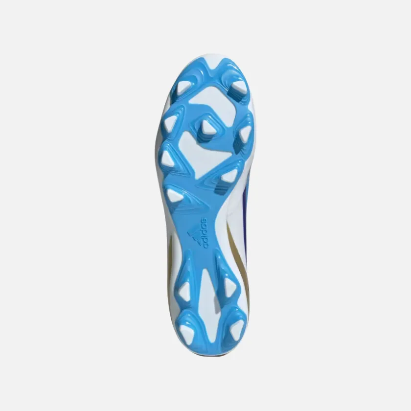 Adidas X Crazyfast Messi Club Flexible Ground Unisex Football Shoes -Lucid Blue/Blue Burst/Cloud White Hot Day Comfortable Design