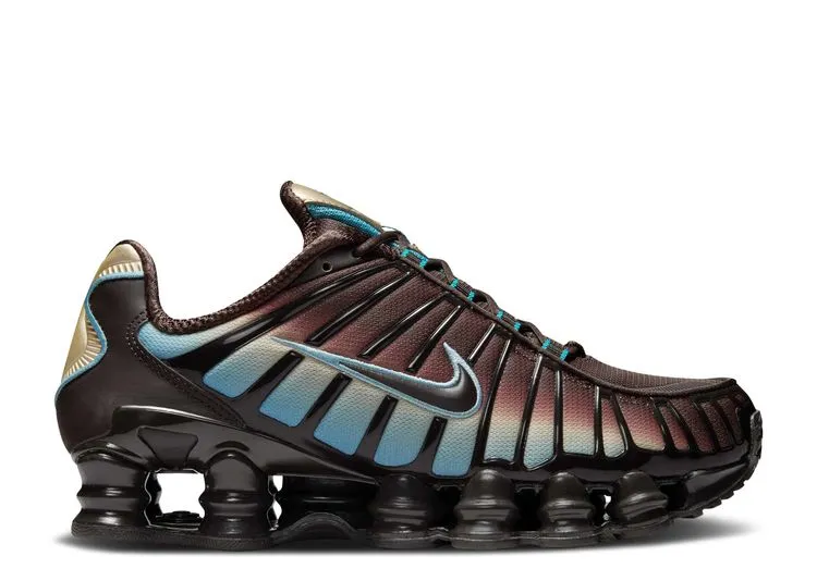 Nike Shox TL Velvet Brown Denim Turquoise ArchSupport The North Face Ultra