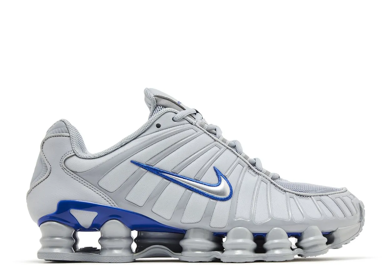 Workout sessions Heavy - duty Nike Shox TL Wolf Grey Metallic Silver Blue