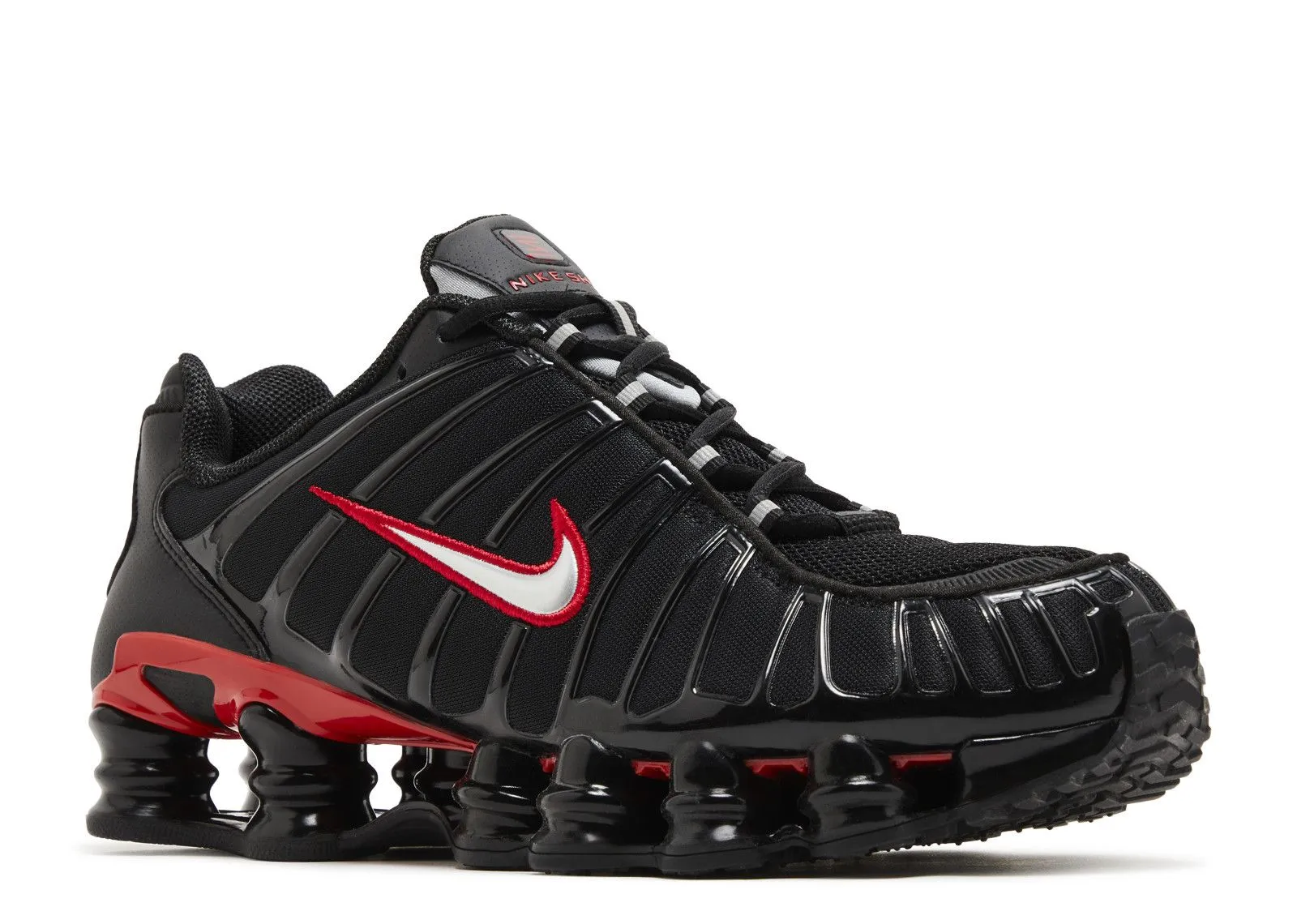 Nike Shox TL Black University Red toe - box roomy shoes