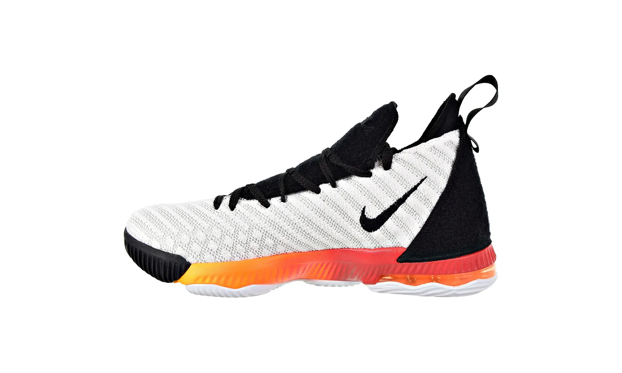 Comfort Insole Canvas Upper Lebron XVI GS "White/Laser Orange"